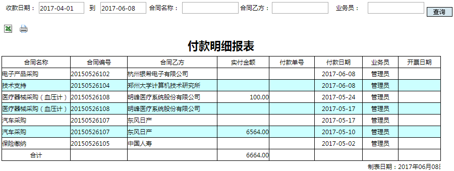 華天動力OA系統(tǒng)體驗之合同管理