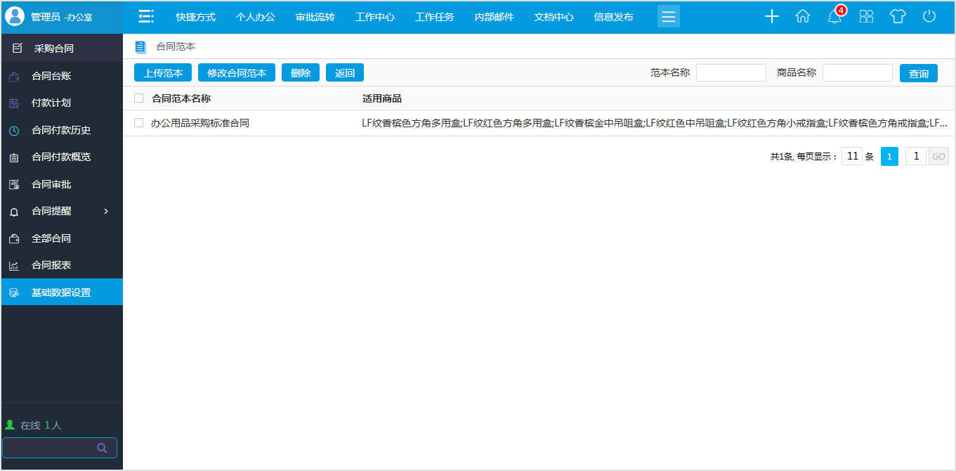 OA系統(tǒng)管理采購(gòu)合同有什么特別之處？