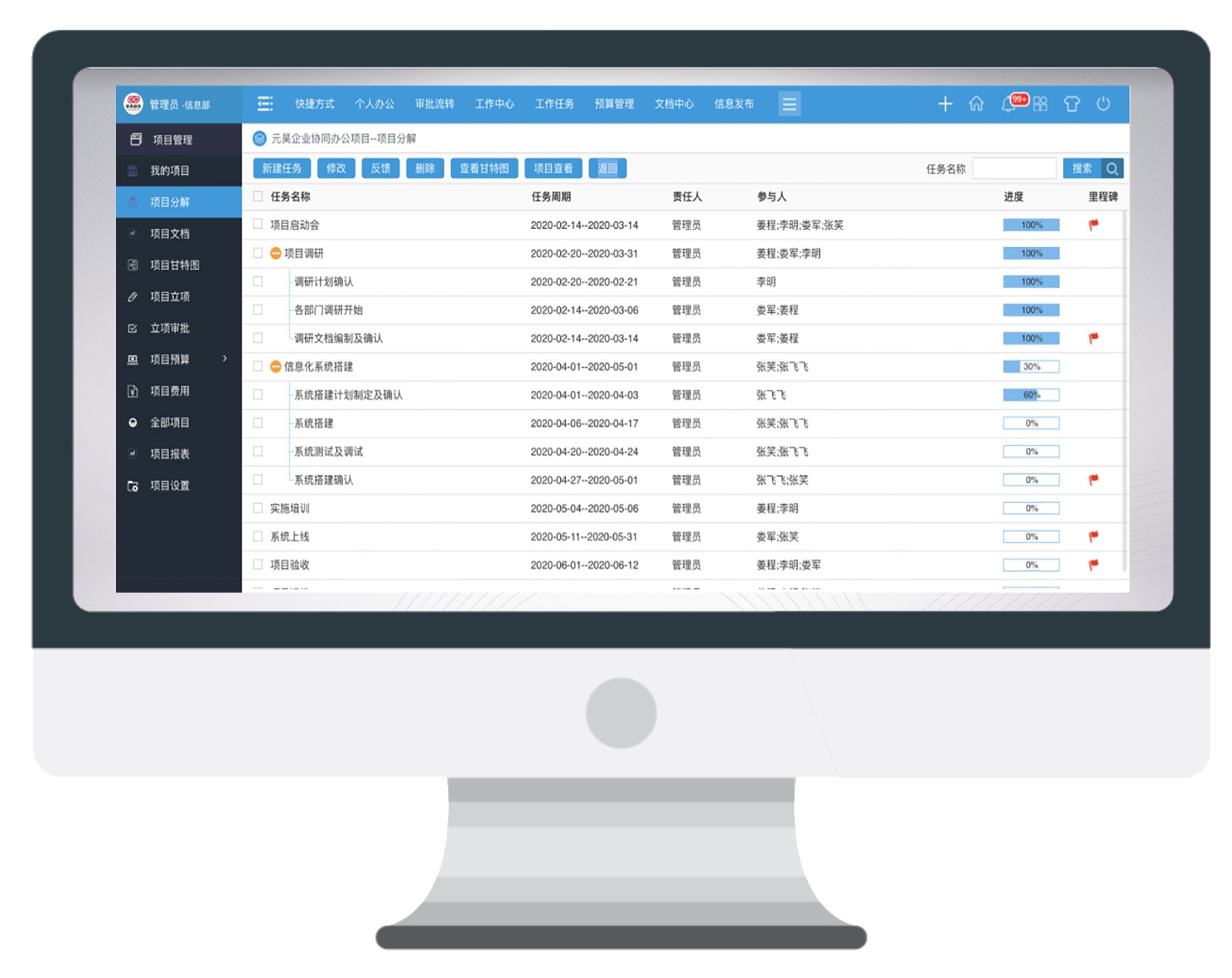 揭秘！為什么華天動(dòng)力OA系統(tǒng)項(xiàng)目管理用過都說好？