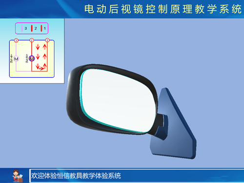 汽車(chē)電動(dòng)后視鏡教學(xué)軟件